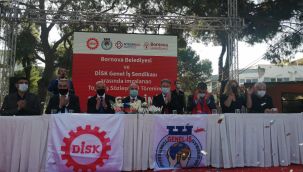 Bornova'da TİS bayramı; İşçiye rekor maaş