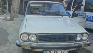 Çalınan otomobil ve çelik kasa polisin sıkı takibiyle bulundu