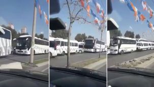 CHP'li Sertel'den videolu tepki: Yüzlerce otobüs, AKP İzmir Kongresi'ne insan taşıdı