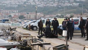 Foça Balıkçı Barınağı'nda erkek cesedi bulundu