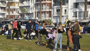 İzmir'de güzel hava koronayı unutturdu!