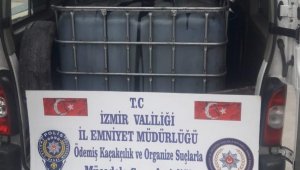 İzmir'de polisten kaçak akaryakıt operasyonu