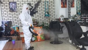 Konak’tan berberlere hijyen desteği