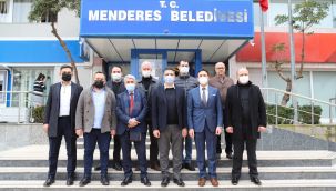 Menderes'te belediyeler arası gönül köprüsü kuruldu