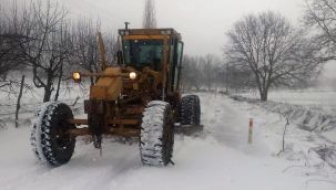Ödemiş’te yaylalar kar altında, ekipler alarmda