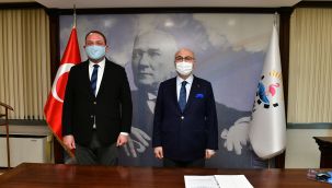 Vali Köşger’den Çiğli Belediyesi’ne ziyaret