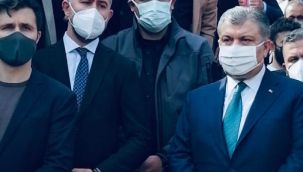 Bakan Koca, Süleyman Soylu’nun annesinin cenazesine 'görüntülenmeden' katıldı!