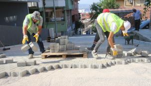 Bayraklı'da asfaltlama çalışmaları tam gaz