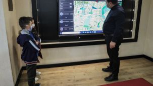 Bucalı öğrenciler hayat bilgisi ödevini Başkan Kılıç'la yaptı