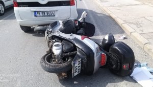 Çeşme Belediyespor Teknik Direktörü Akgül motosikletiyle kaza geçirdi