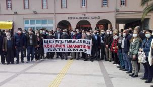 CHP Bergama'dan köylülere tam destek