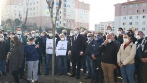 Çiğli’de Sağlık Emekçileri anısına ilk fidanlar dikildi