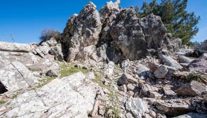 İzmir’de antik taş ocağı bulundu