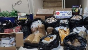 İzmir'de kaçak tütün operasyonunda 8 şüpheli yakalandı