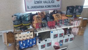 İzmir'de kaçak tütün operasyonu: 44 kilogram tütün ele geçirildi