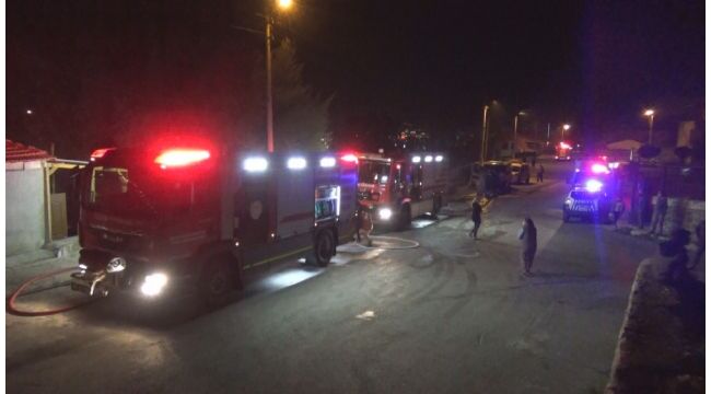İzmir'de korkunç olay: Karısı ve kızı içerideyken evi ateşe verdi