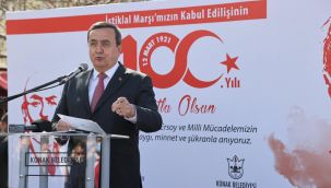Konak'ta Tarihi Çınar’ın altında 100'üncü yıla özel tören