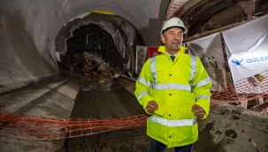 Narlıdere metrosunda ilk tünel tamam!