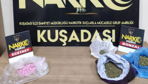 Polisler uyuşturucuyu şüphelinin iç çamaşırında buldu