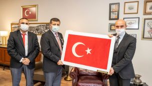 Şehit ve gazi derneklerinden Başkan Soyer'e ziyaret