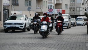 Uyuşturucu etkisi altındaki kurye görüntülendi