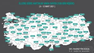 Vaka sayısı zirvede! İşte normalleşmeye en uzak il
