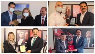 Başkan Gruşçu’ya ödül yağmuru