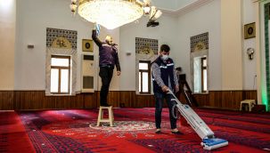 Buca camilerinde ramazan temizliği