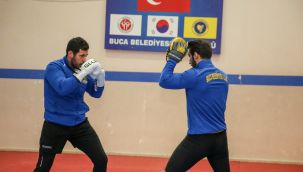 Buca’nın kick boksçuları madalya için ter dökecek