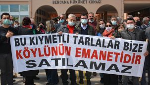 CHP'li Sertel'den Bergamalı köylülerin arazi direnişine destek