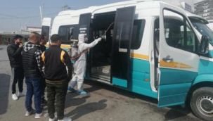 İzmir'de kamuya açık 354 bin nokta dezenfekte edildi