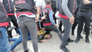 İzmir'de olaylı 1 Mayıs: Karantinayı deldi, eylemde yakalandı!