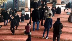 Karantinada olması gerekirken cuma namazına gitti