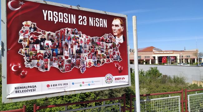 Kemalpaşa'da 23 Nisan coşkusu