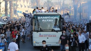 Altay'ın şampiyonluk coşkusu İzmir'i sardı