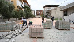 Bayraklı'da tam kapanmada yenileme çalışmaları tam gaz!