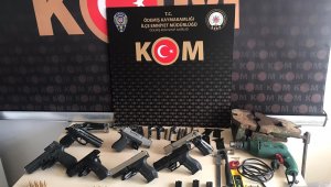 Evini silah imalathanesine çeviren şüpheli yakalandı