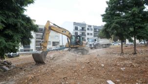 Buca’da kaçak moloz alanına otopark neşteri
