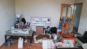 Kaçak sigara imalathanesine operasyon
