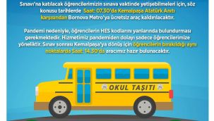 Kemalpaşa'da eğitime ulaşım desteği!