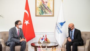 Kore Ankara Büyükelçisi'nden Soyer'e ziyaret
