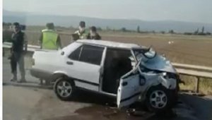 Patlayan lastik kazaya sebep oldu: 1 ölü, 2 ağır yaralı