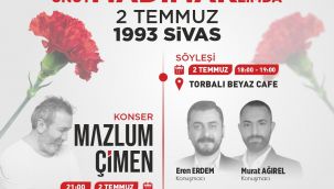 Torbalı Belediyesi’nden Madımak için anlamlı etkinlik