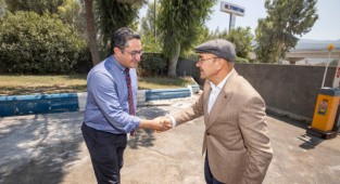 Başkan Soyer bayramlaşma ziyaretlerine İZBETON'la başladı
