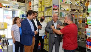 CHP’li Yücel’den esnaf ziyareti