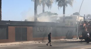 İzmir'de korkutan baca yangını