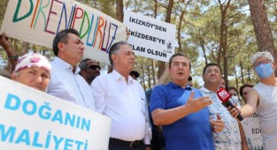 Akbelen dayanışmasına Kıyı Ege desteği!