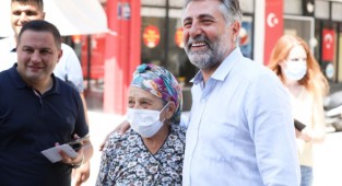 Başkan Sandal'dan Adalet Mahallesi'ne ziyaret 