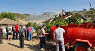 Cami lojmanında yangın!