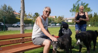 Çeşme’de köpeklere özel ‘Pati Park’